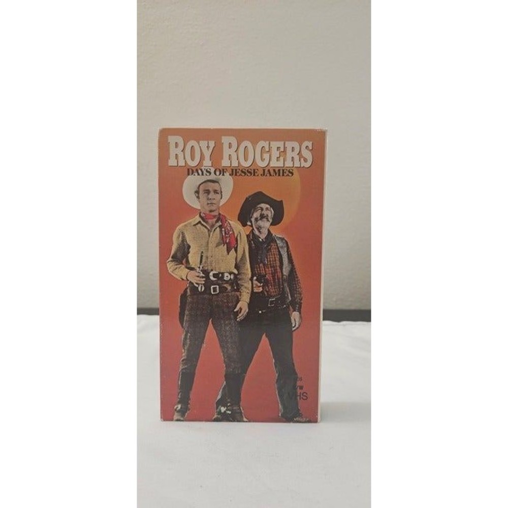 Roy Rogers Days of Jesse James VHS Tape 1989 Burbank Video Western
